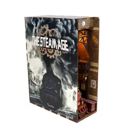 JaCaRou Puzzles DIY 3D Bookend - The Steam Age