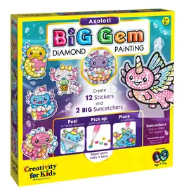 Creativity For Kids Big Gem Diamond Painting - Axolotl