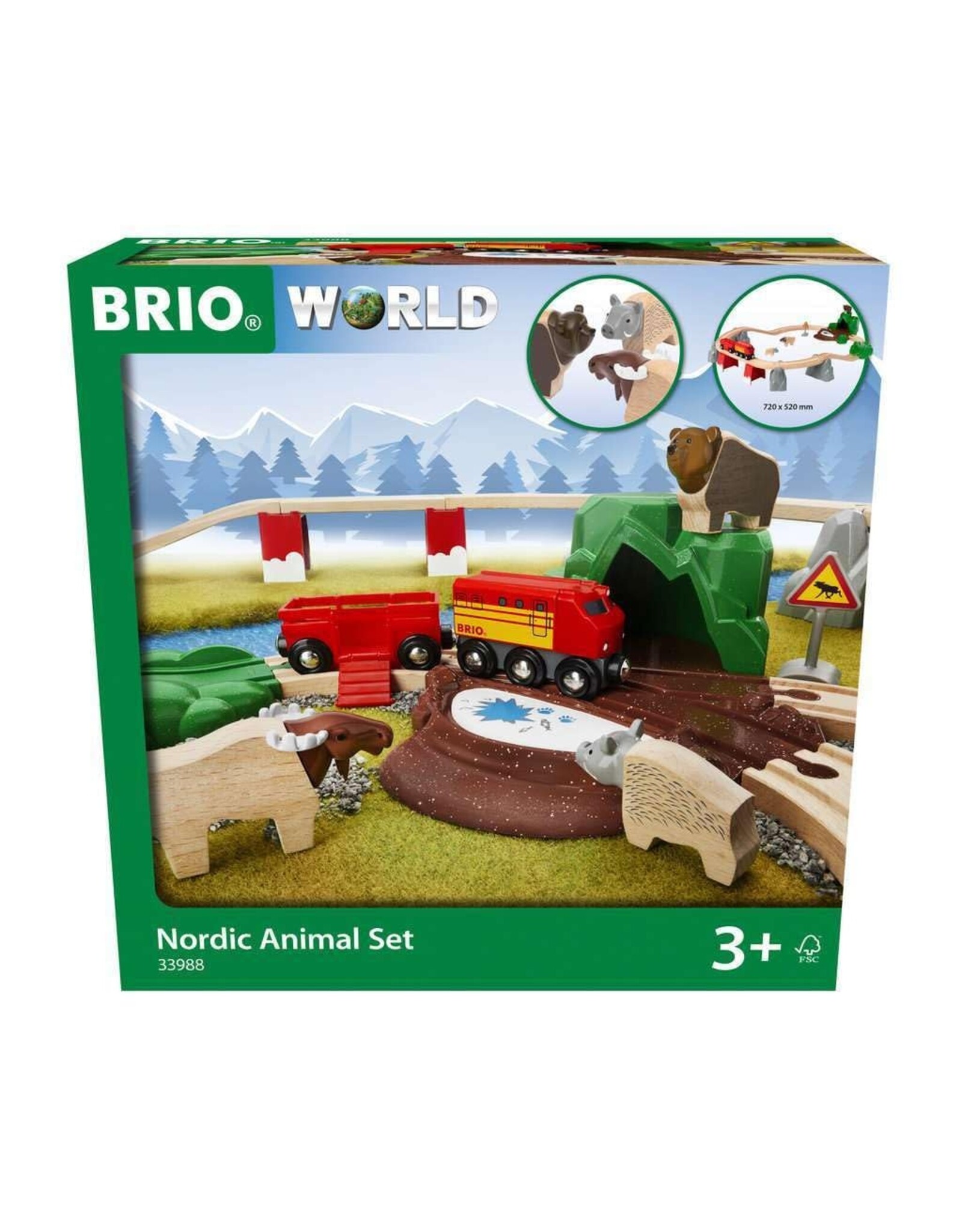 Brio BRIO Nordic Animal Set