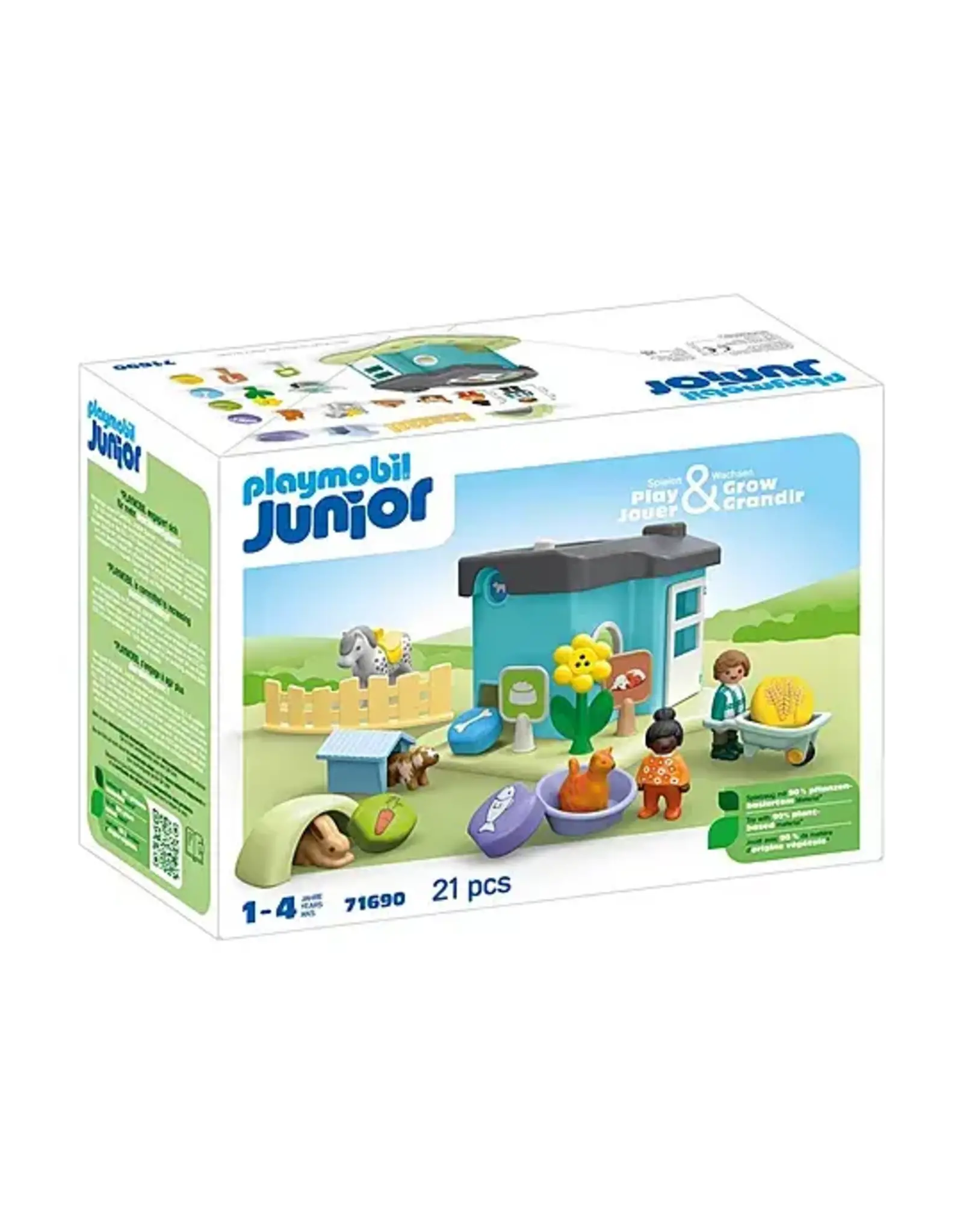 Playmobil Junior: Animal Home with Treat Dispenser