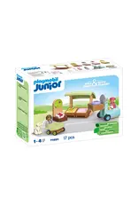 Playmobil Junior: Organic Market Stall & Fork