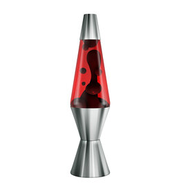 Lava 14.5" Lava Lamp Chrome Plated Crimson