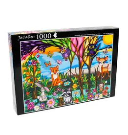 JaCaRou Puzzles Friendly Forest Harmony 1000pc