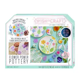 Bright Stripes Wish*Craft Flower Power Pottery