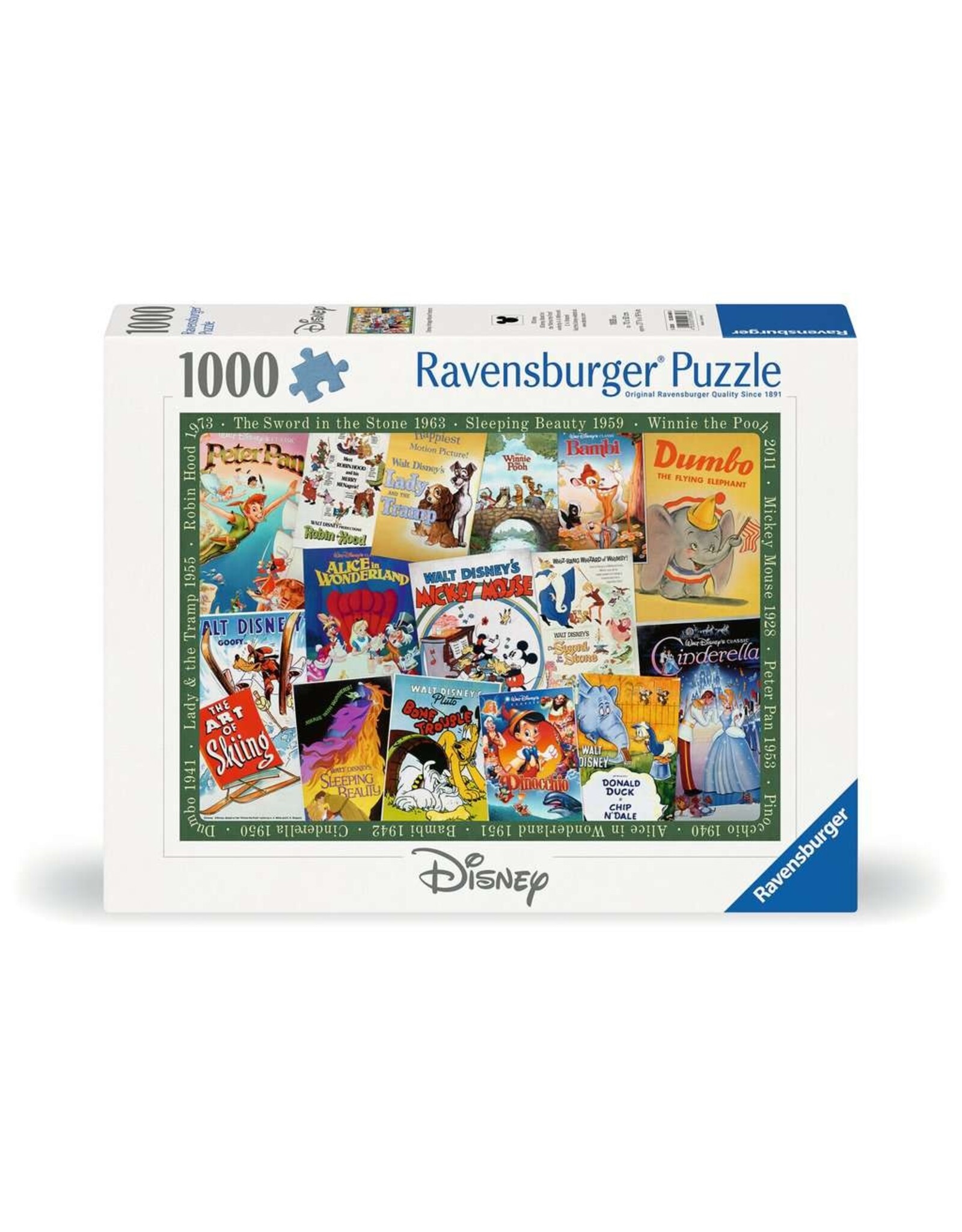 Ravensburger Disney Vintage Movie Posters 1000 pc