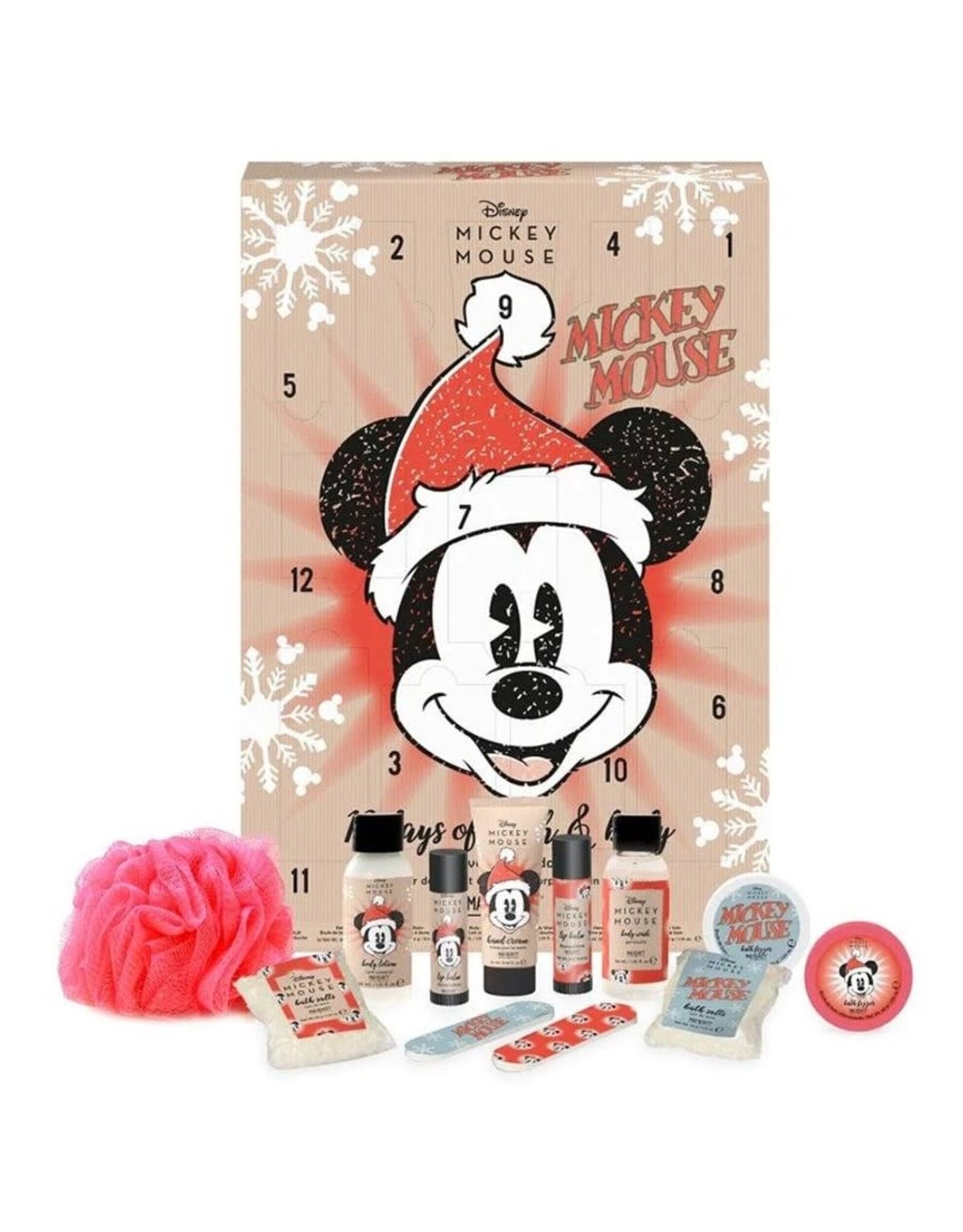 Mad Beauty Disney Mickey Jingle - Advent Calendar 12 Days Bath and Body