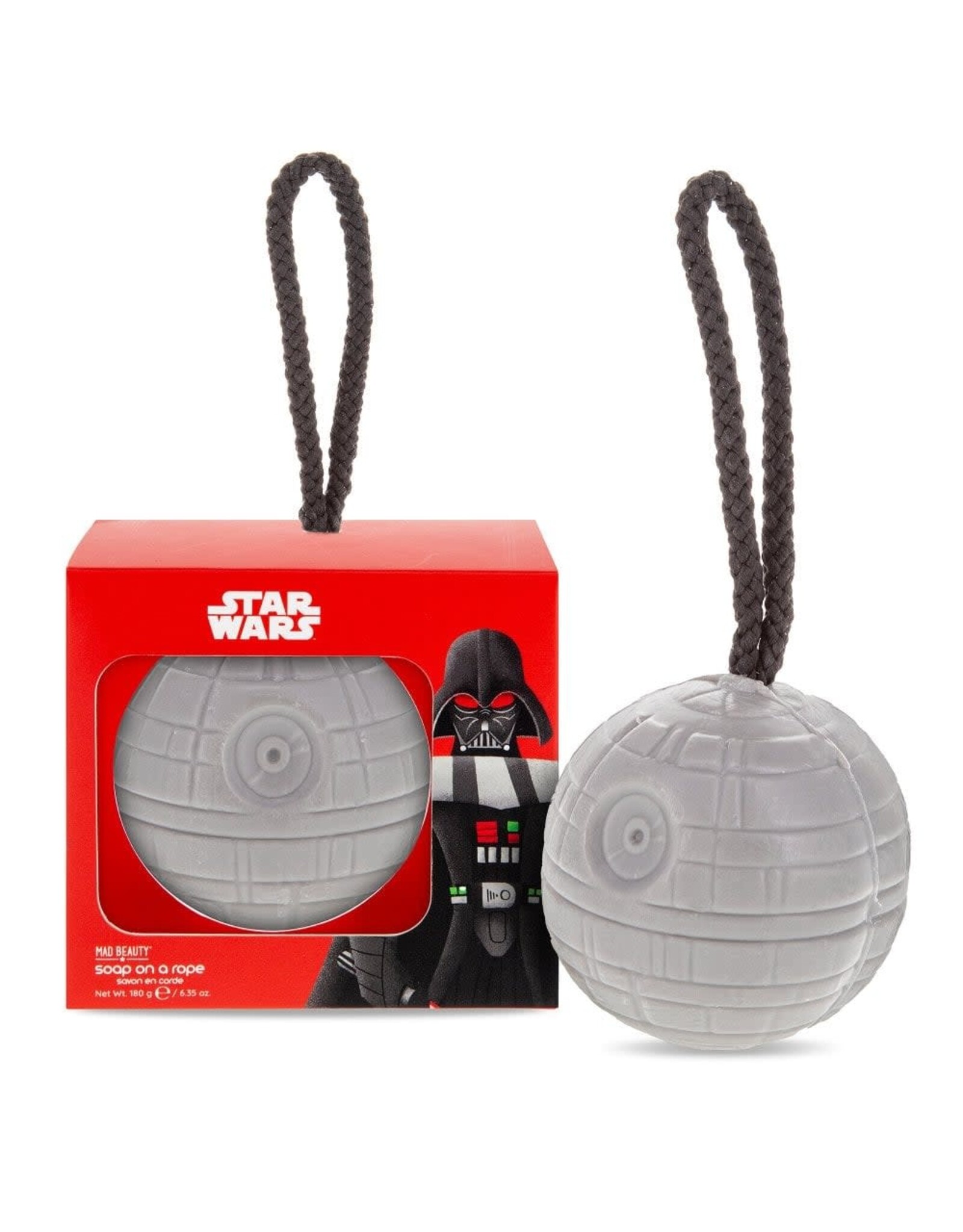 Mad Beauty Disney Star Wars - Soap on a Rope Dark Side Death Star - Amber and Ginseng