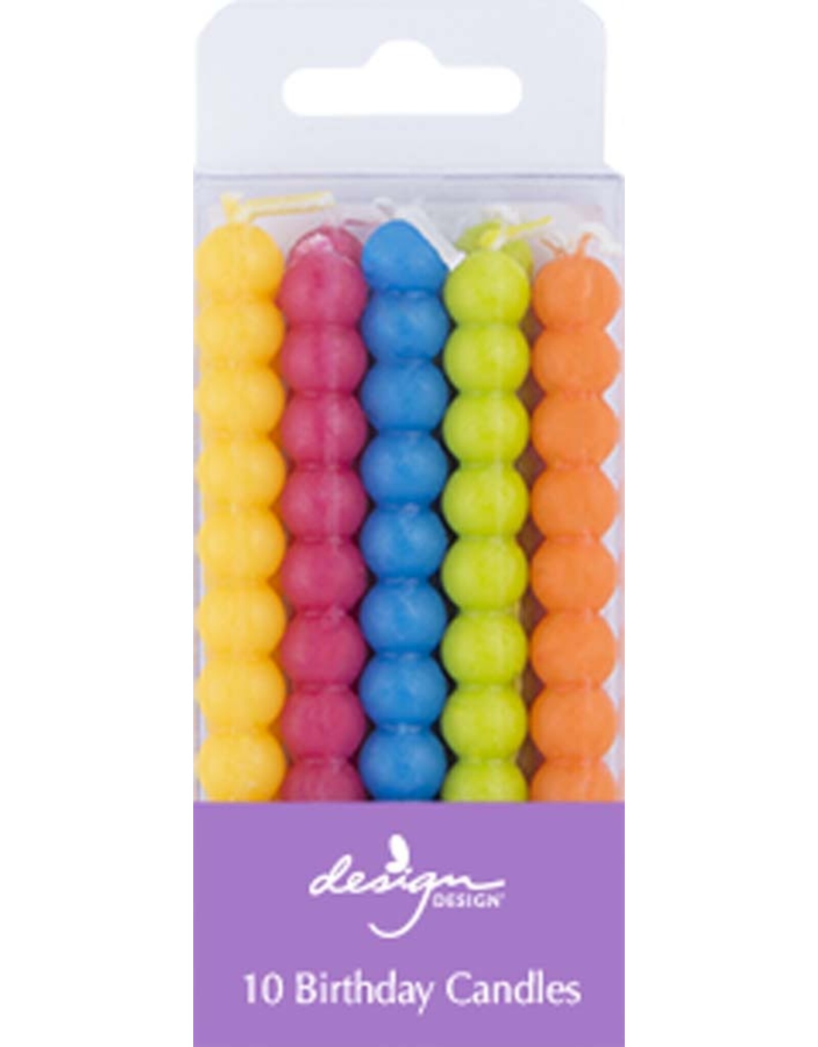 Design Design Bubbles-Brights Birthday Candles
