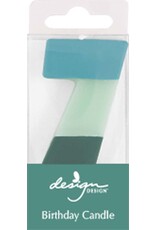 #7 Color Block Birthday Candle