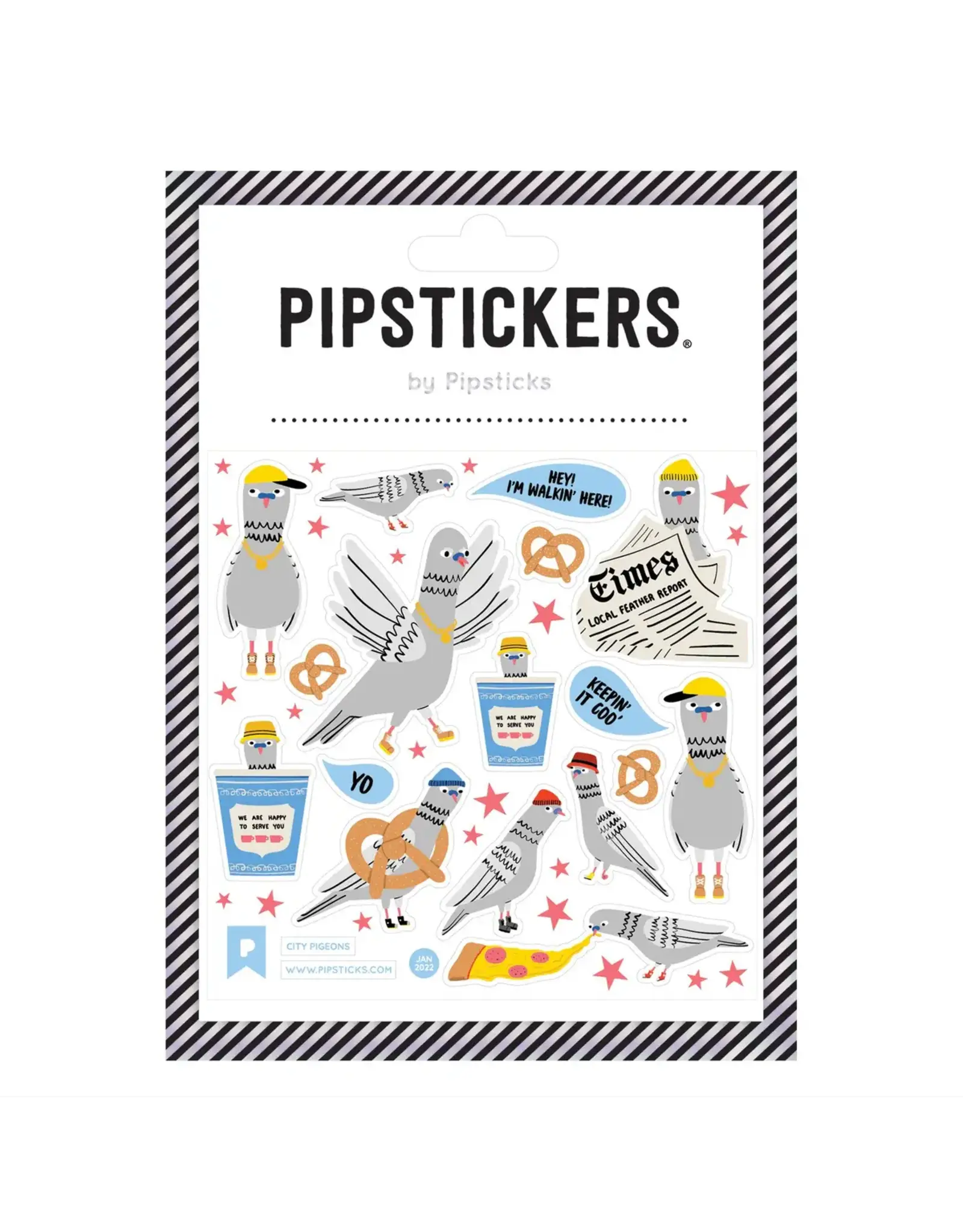 Pipsticks City Pigeons Stickers