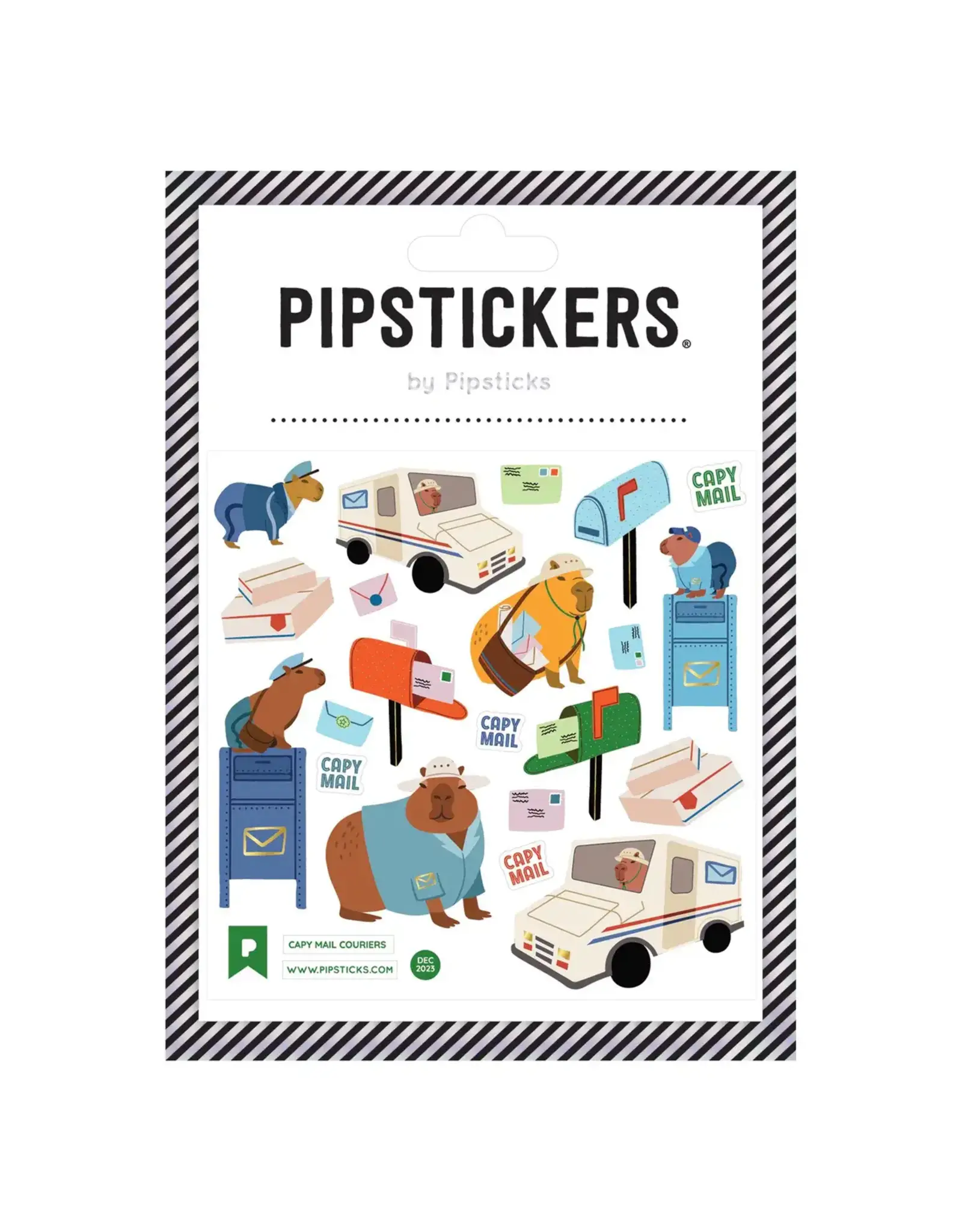 Pipsticks Capy Mail Couriers Stickers