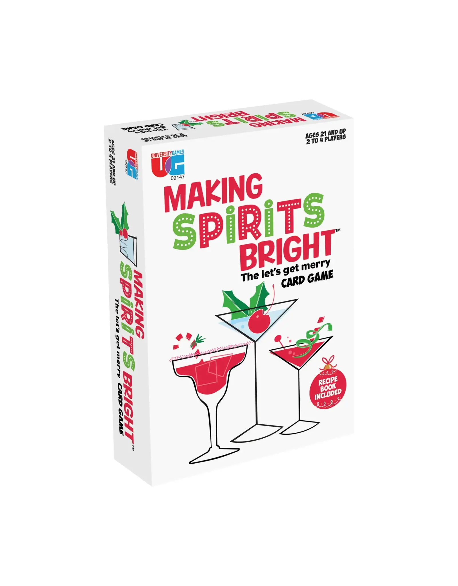 University Games Holiday Games: Making Spirits Bright Card Game CLEARANCE FINAL SALE