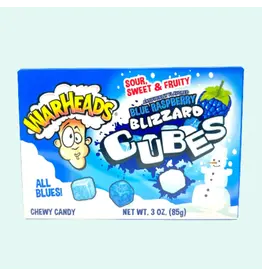 Warheads Blizzard Cubes Blue Raspberry Theater Box