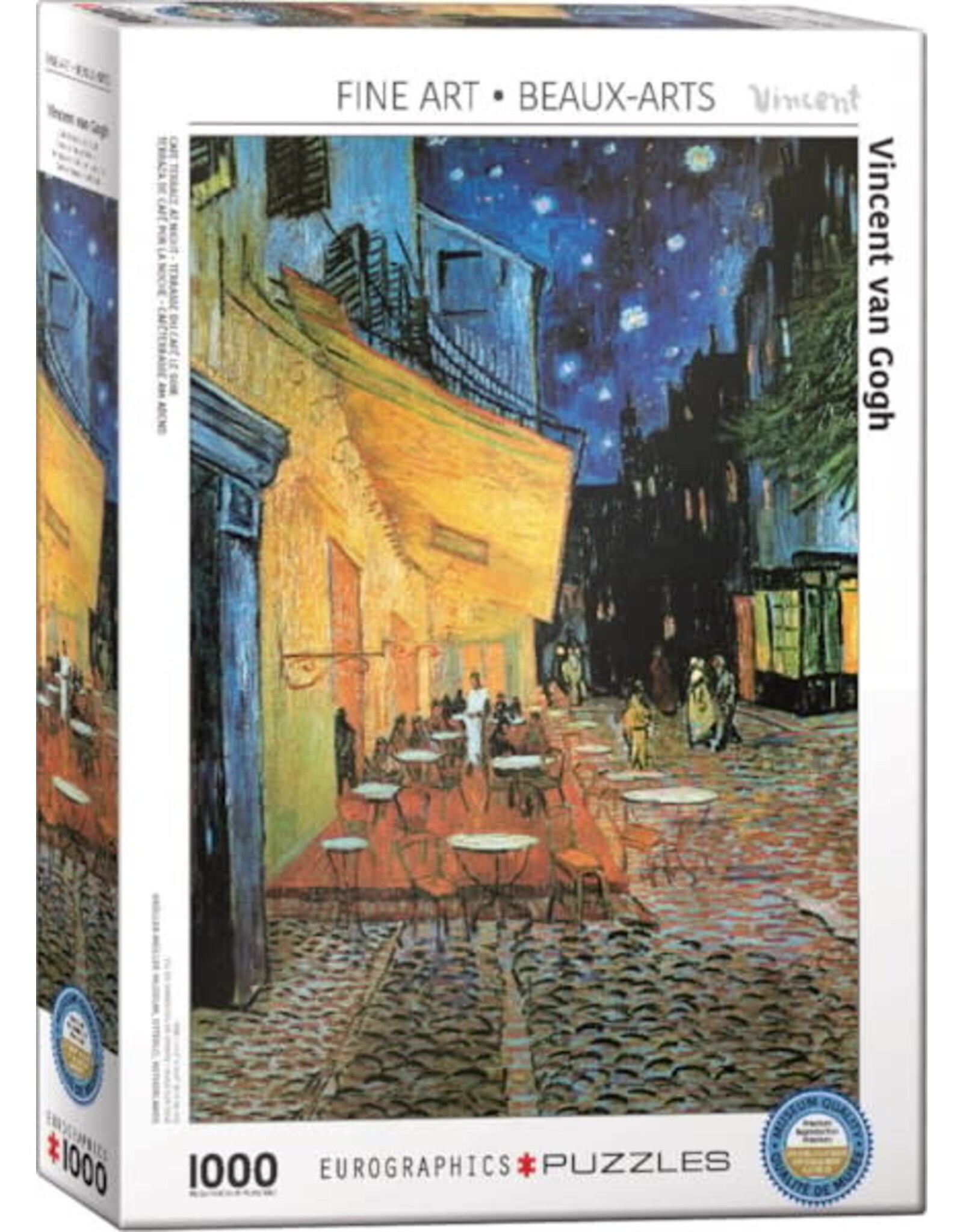 Eurographics Café Terrace at Night 1000pc
