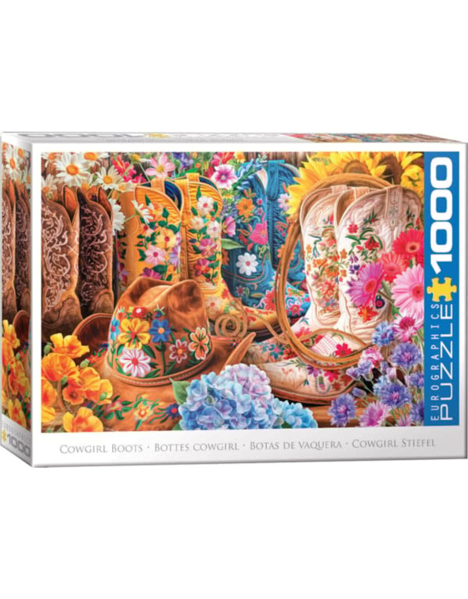 Eurographics Cowgirl Boots 1000pc