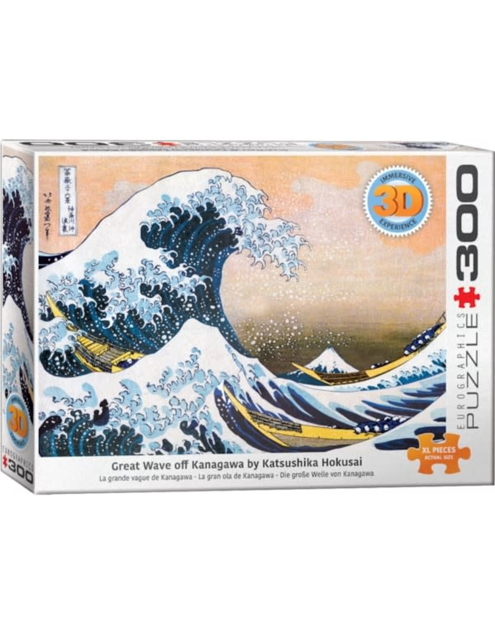 Eurographics Great Wave off Kanagawa 3D Lenticular 300pc