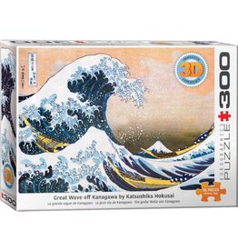 Eurographics Great Wave off Kanagawa 3D Lenticular 300pc