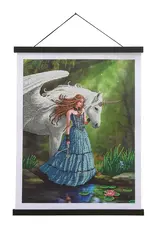 D.I.Y Crystal Art Kit Crystal Art Scroll Kit: Enchanted Pool