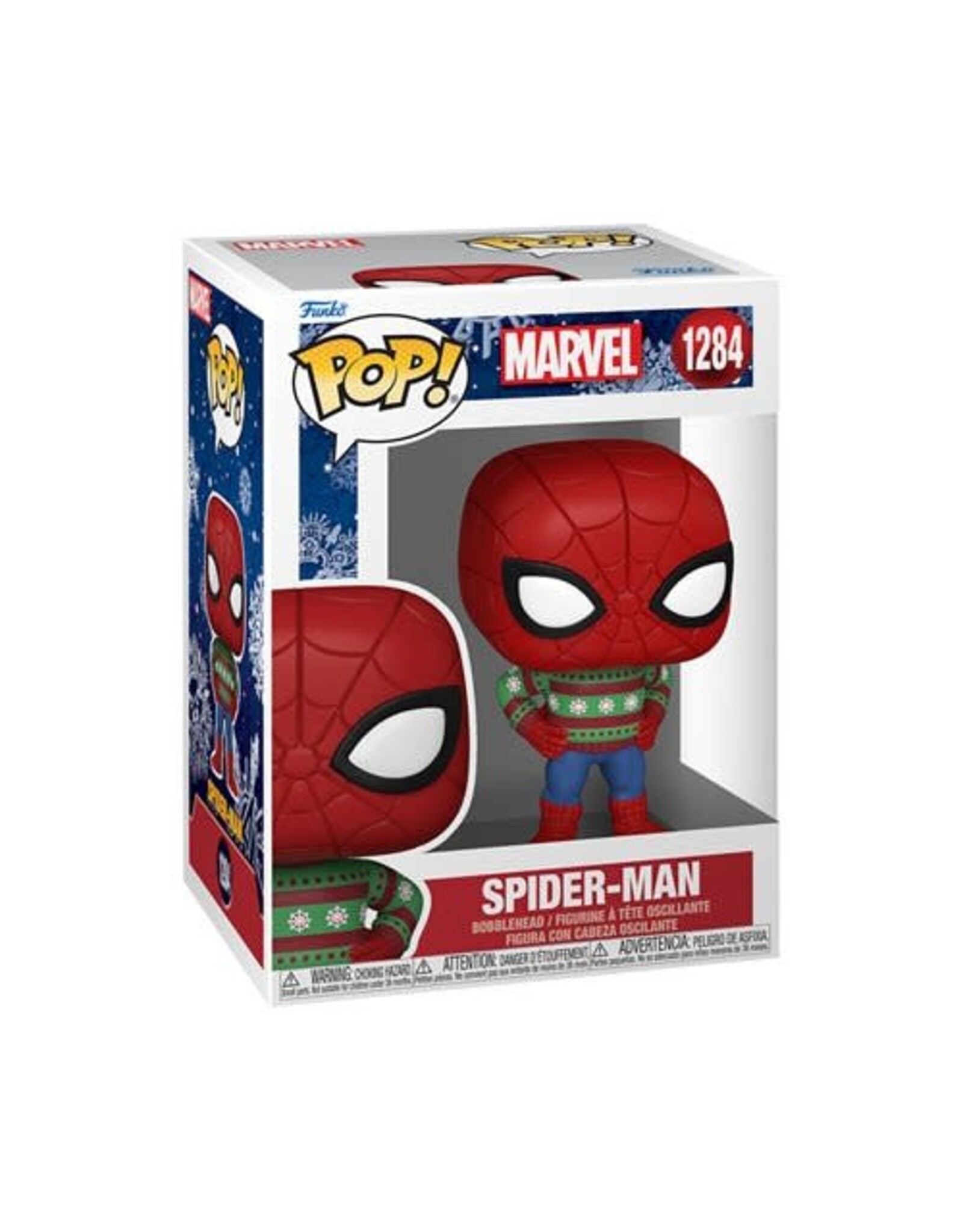 Funko Pop Vinyl Holiday Marvel Spider-Man with Ugly Sweater