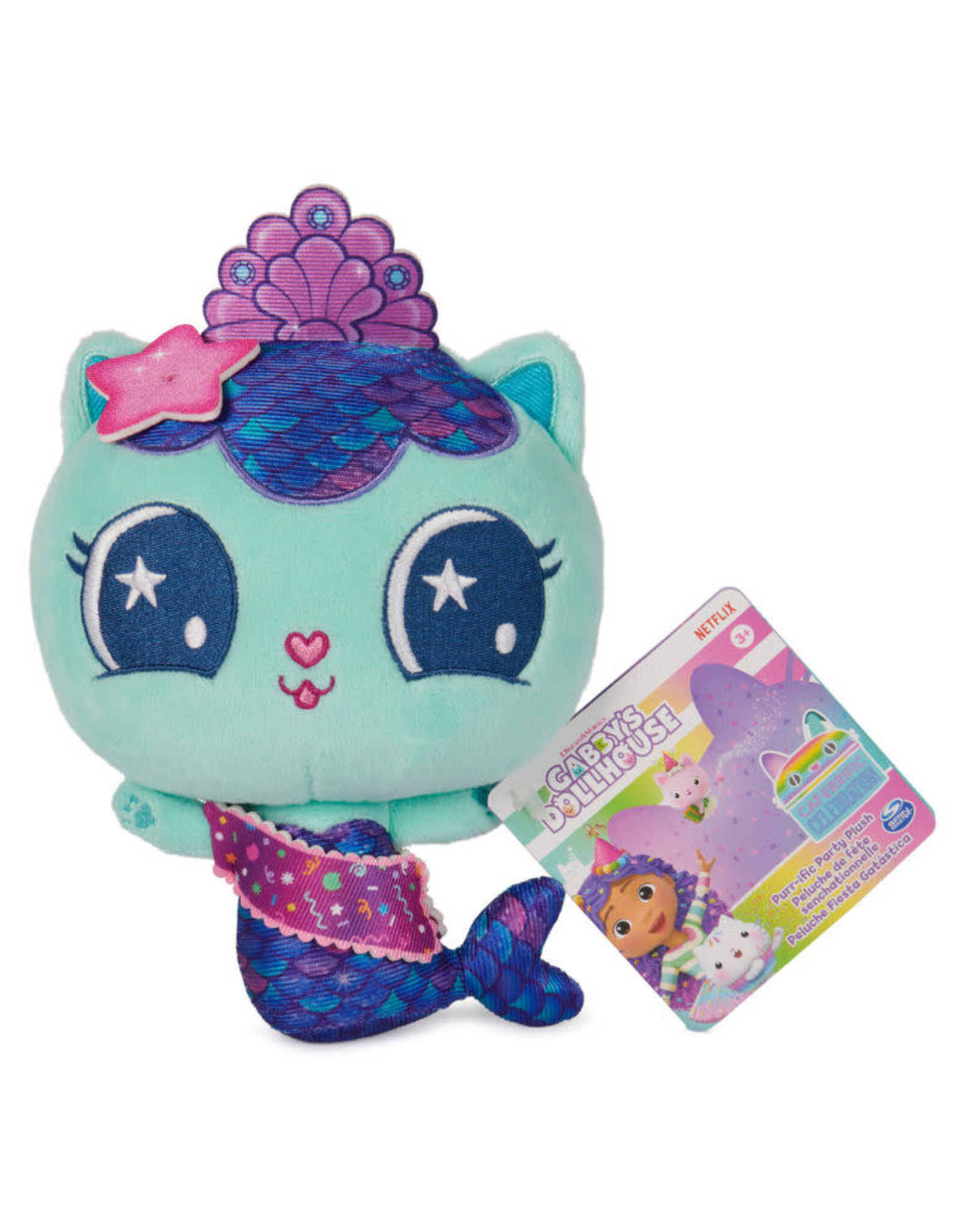 Spin Master Gabby's Dollhouse Celebration MerCat Plush
