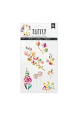 Tattly Layered Flora Tattoo Sheet