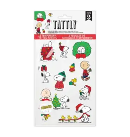 Tattly Peanuts Holiday Tattoo Sheet
