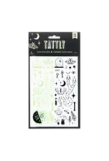 Tattly The Curiosities Tattoo Sheet (Glow-in-the-Dark)