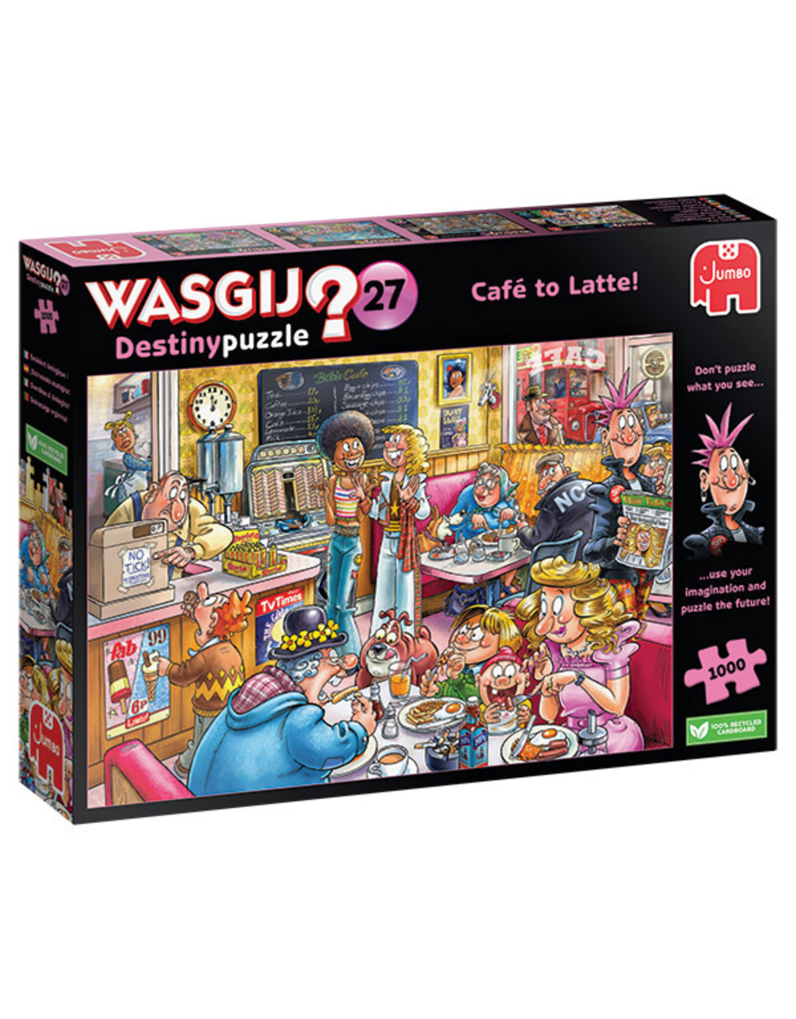 Jumbo Wasgij Destiny #27 - Cafe to Latte! 1000pc