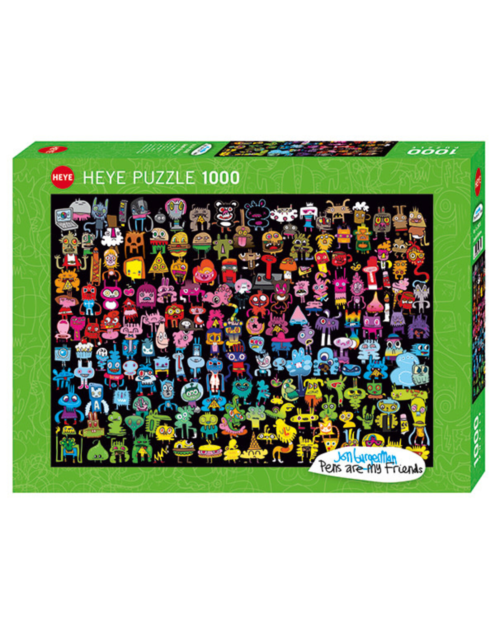 Heye Doodle Rainbow, Burgerman 1000pc