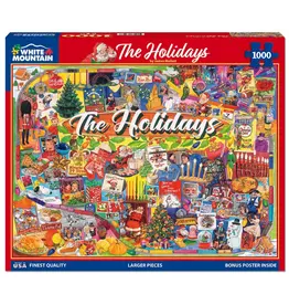 White Mountain Puzzles The Holidays 1000pc