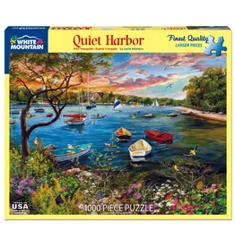 White Mountain Puzzles Quiet Harbor 1000pc