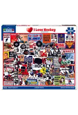 White Mountain Puzzles I Love Hockey 1000pc