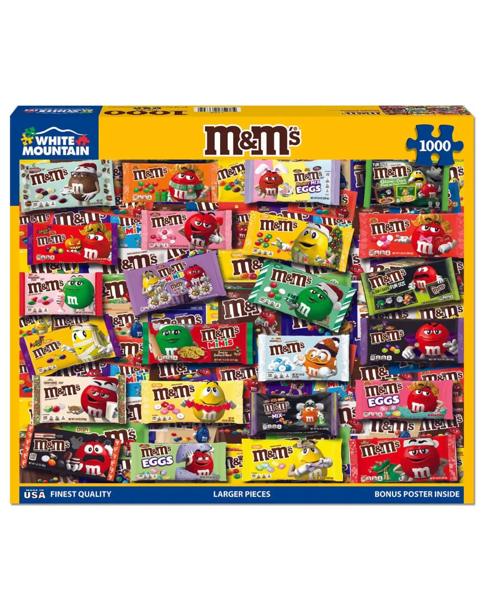 White Mountain Puzzles M&M's 1000pc
