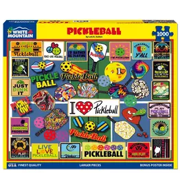 White Mountain Puzzles Pickleball 1000pc