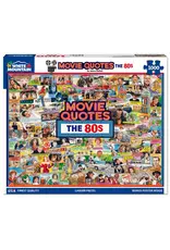 White Mountain Puzzles Movie Quotes The 80s 1000pc
