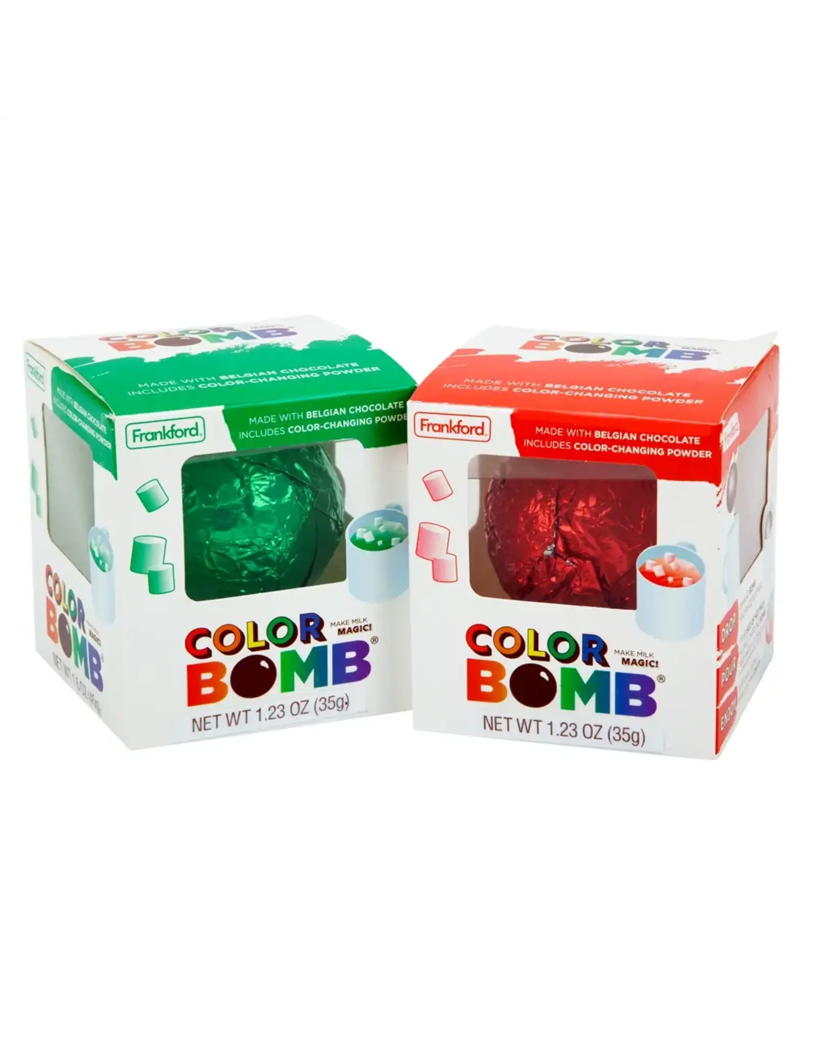 Frankford Colour Hot Chocolate Bomb Red & Green Assorted