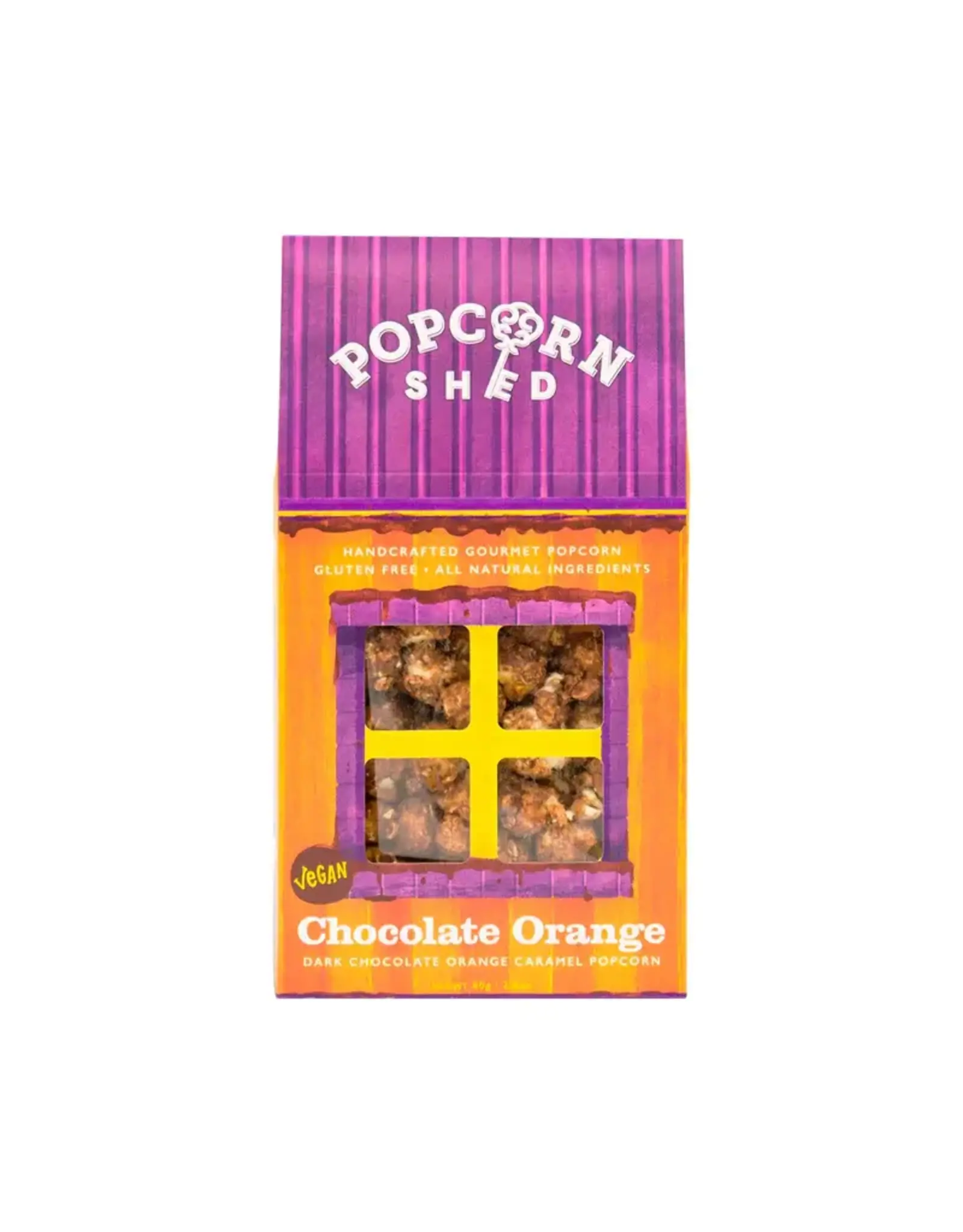 Popcorn Shed Vegan Chocolate Orange Popcorn 80g (British) Clearance final sale