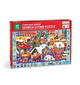 Mudpuppy Christmas Market 64 Piece Search & Find Puzzle