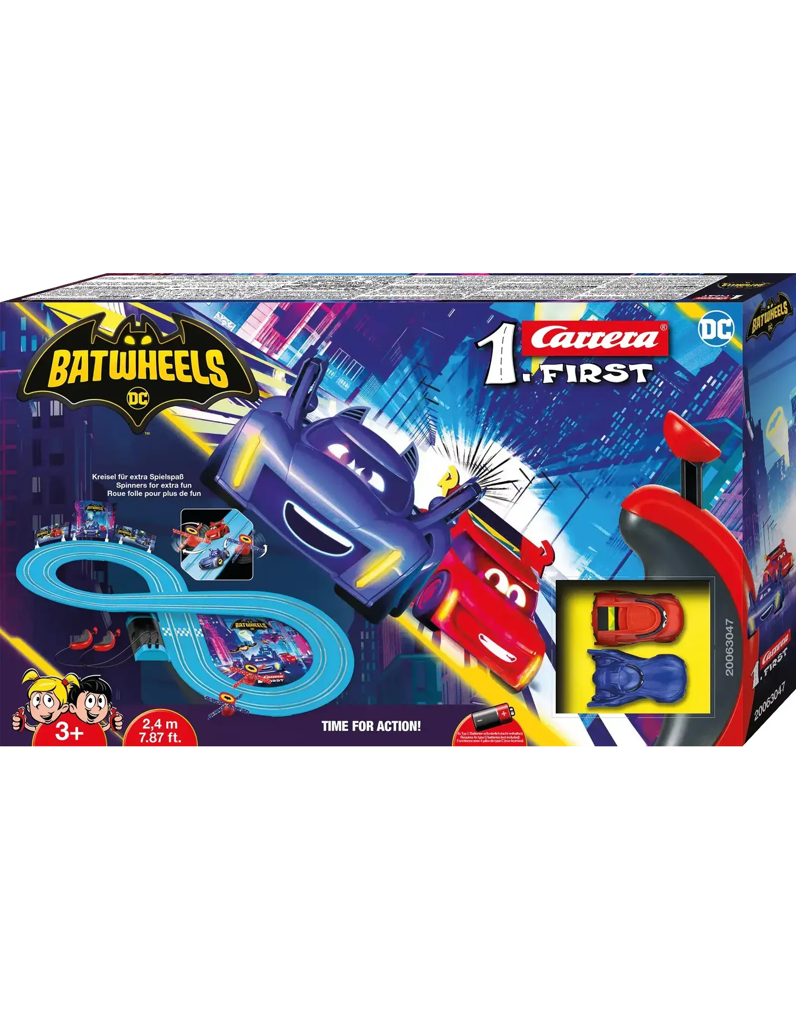 SET Batwheels - Time for Action Slot Car Racing