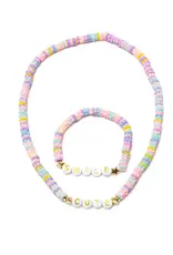Great Pretenders Cute Smile Necklace and Bracelet Set
