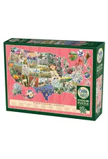 Cobble Hill State Flowers of America 1000pc