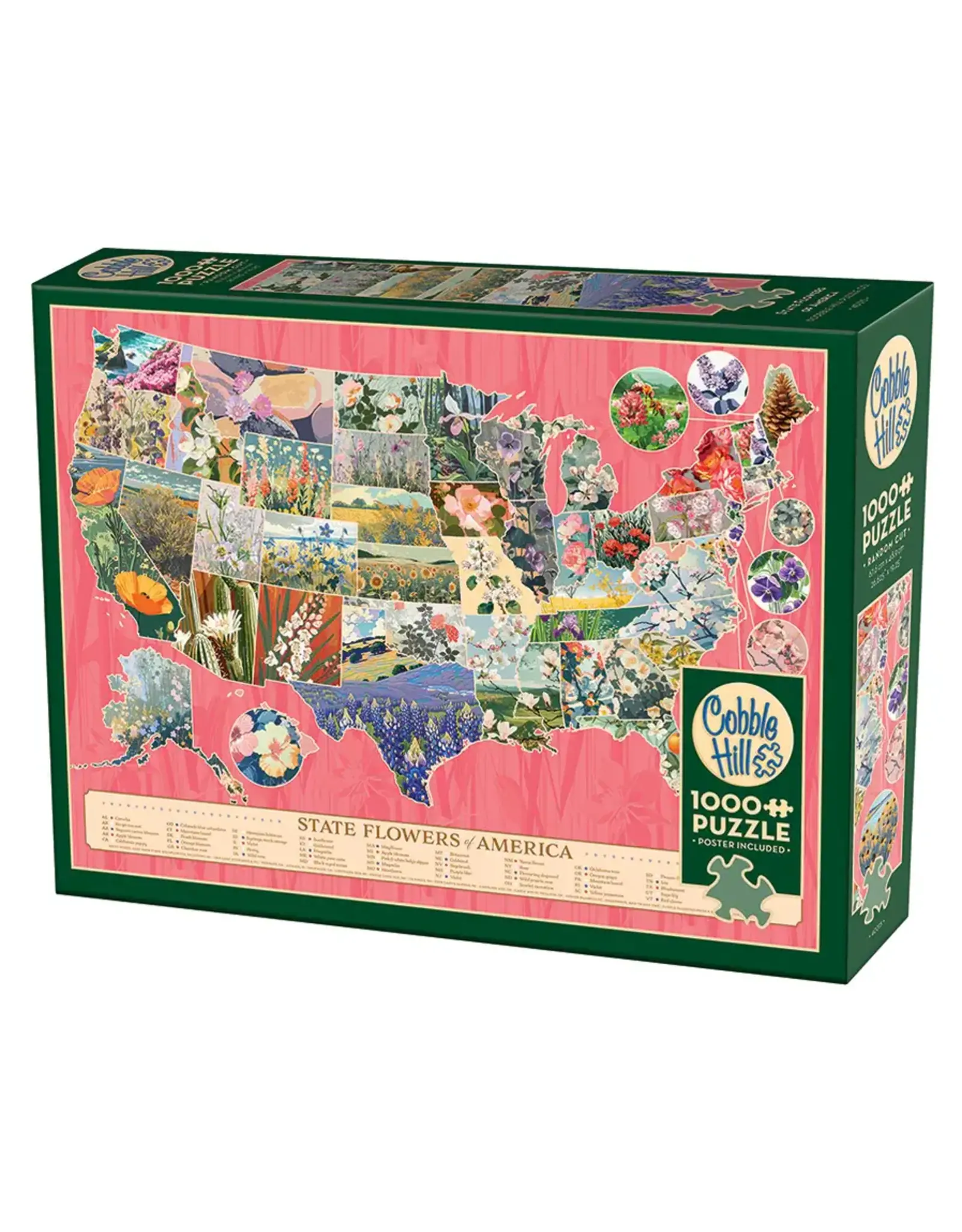 Cobble Hill State Flowers of America 1000pc