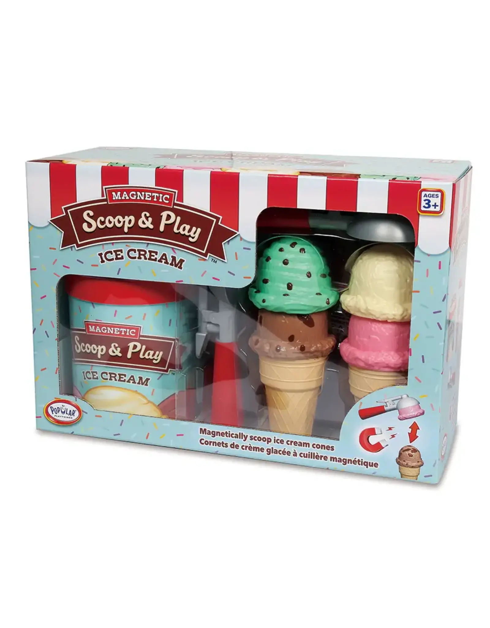Magnetic Scoop and Play Ice Cream Set