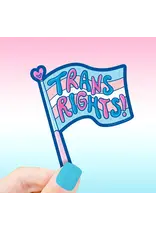 Turtle's Soup Trans Rights Pride Flag Vinyl Sticker