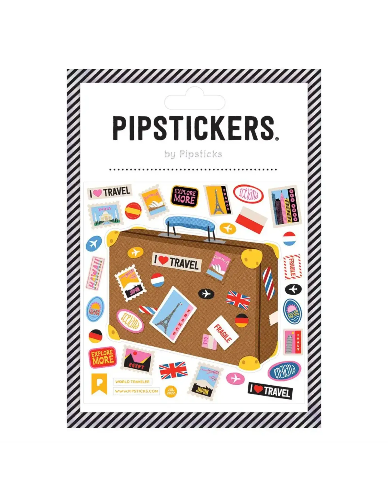 Pipsticks World Traveler Stickers