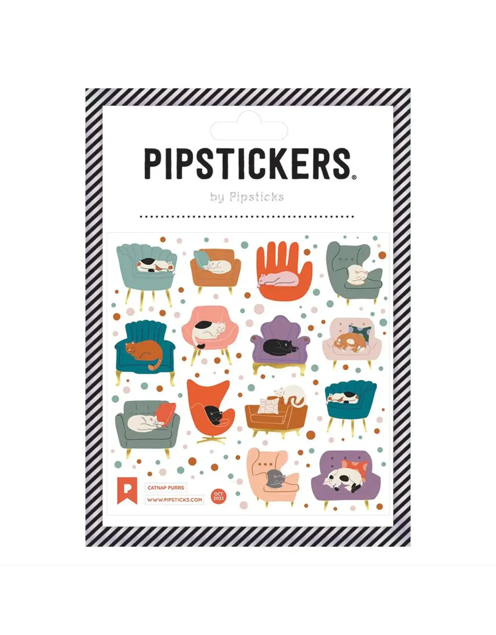 Pipsticks Catnap Purrs Stickers