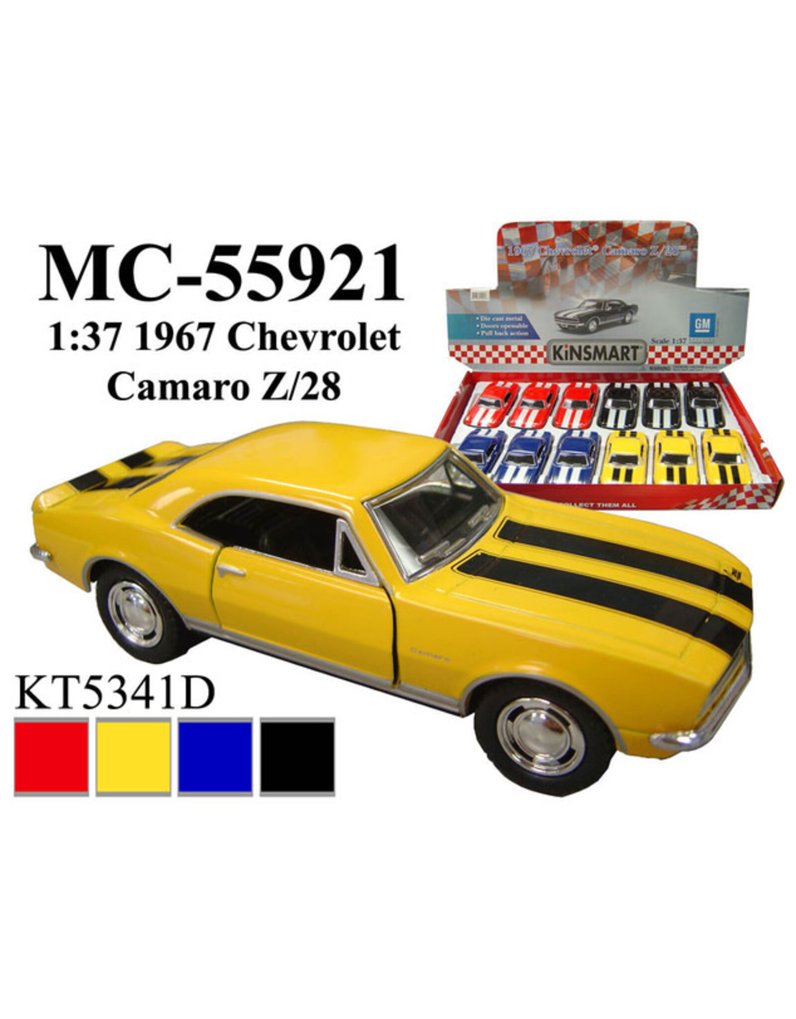 Die Cast 5" 1967 Chevrolet Camaro Z28