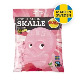 Bubs Foam Skulls Cool Raspberry (Swedish)