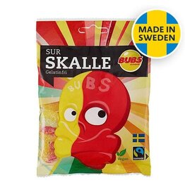 Bubs Foam Skulls Sour Fruity (Swedish) - CLEARANCE