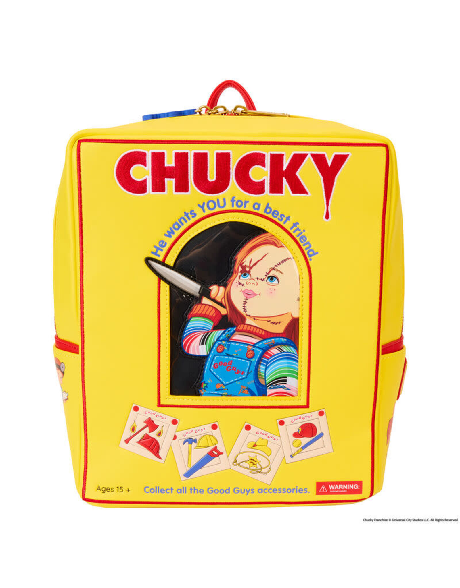 Loungefly Chucky Good Guys Box Mini Backpack